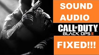 Call of duty black ops 2 sound fix [upl. by Lise]