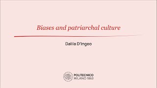 Biases and patriarchal culture Dalila DIngeo [upl. by Ynar]