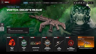 Unlock Animated “WRIGGLER” Camo FASTEASY… Vortex Decays Realm Event  Modern Warfare 3 [upl. by Ynatterb]