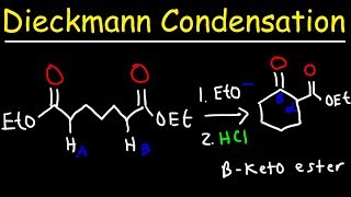 Dieckmann Condensation Reaction Mechanism [upl. by Maro]