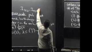 Lecture 11 The Poisson distribution  Statistics 110 [upl. by Pirbhai]