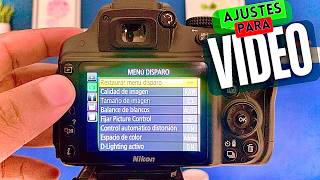 MEJORES AJUSTES para Video  NIKON D3300 D3200 D3100 [upl. by Ydok]