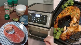 Air Fryer Pink Salmon  Baumann Living Multi Air Fryer XR 🖤 [upl. by Ylil966]