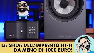 MICROMEGA MYAMP  BOWERS amp WILKINS 607 S6 LA SFIDA DELLIMPIANTO HIFI DA MENO DI 1000 EURO [upl. by Retsevel]