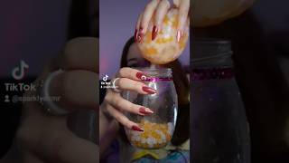 ASMR  JE VIDE UNE BALLE ANTI STRESS pour faire une gelée dorbee asmr 😳 [upl. by Eustache]