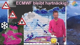 Wilde Tage ECMWF mit Winterkurs Entwicklung offen Aktuelle Schnee amp Wettervorhersage 020612 [upl. by Fink112]