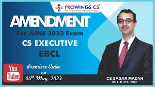 EBCL Amendment June 2023 [upl. by Lindberg]