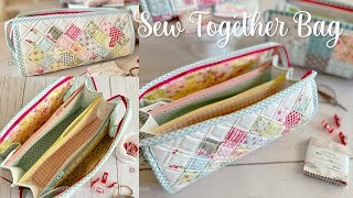 Sew Together Bag Tutorial MultiZipper Pouch [upl. by Janiuszck326]