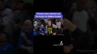 Phoenix Suns Damion Lee 1st rd pick For Walker Kesslar [upl. by Assyram]