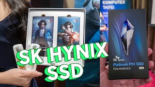 Super highquality SSDs by SK Hynix  Computex 2024 [upl. by Elehcim]