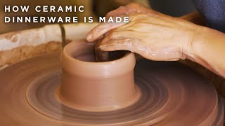 How Ceramic Dinnerware Is Made • Tasty [upl. by Northey358]