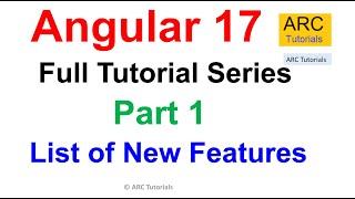 Angular 17 Tutorial 1  New Features  Angular 17 Tutorial For Beginners [upl. by Nitsrek]