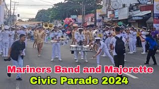 Mariners Band and Majorette exhibition at Civic Parade 2024 [upl. by Hannala136]