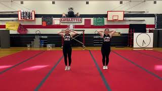 Cheer Tryout Dance 2022 Front [upl. by Allerim]