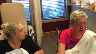 Siblings get wisdom teeth pulled together [upl. by Cassius]