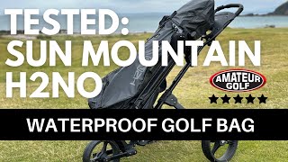 Review Sun Mountain H2NO Waterproof Golf Bag a must for Scotland golf travel [upl. by Netram]