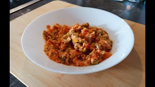 Török Menemen recept törökétel törökkonyha reggeliötlet törökreceptmagyarul [upl. by Nosoj]