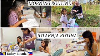 Moja jutarnja rutina sa mojim curicama  My morning routine with my daughters [upl. by Adelia]