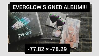 UNBOXING A SIGNED EVERGLOW ALBUMmwave signed album [upl. by Lymann427]