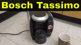 How To Use A Bosch Tassimo Coffee MakerFull Tutorial [upl. by Chico795]