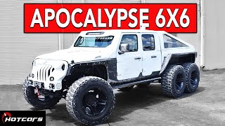 Apocalypse 6x6 Review Driving The Insane HellcatSwapped Jeep Gladiator Conversion [upl. by Aleakam]