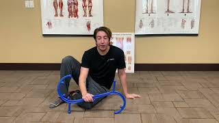 Releasing Psoas with a Theracane [upl. by Whiting]