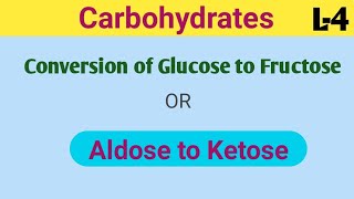 Conversion of Glucose to FructoseAldose to Ketose by Ahmar sir [upl. by Hallsy]