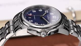 cadisen watch C8235 40MM Miyota 8215 Mechanical Sapphire Crystal Luminous Business Watch [upl. by Naitsirt990]