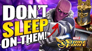 Hidden Gems of MSF Top 10 Sleeper Characters to Build  Marvel Strike Force [upl. by Alat]