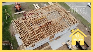 COMPLETE House Construction TIMELAPSE [upl. by Ecnarretal]