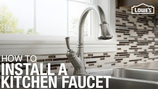 How to Replace a Kitchen Faucet [upl. by Niotna620]