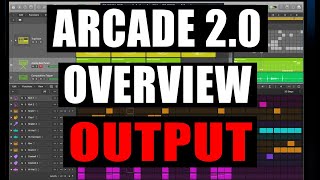 Output Arcade 2 0 Overview and First impressions Logic Pro X beat sample [upl. by Lanae107]