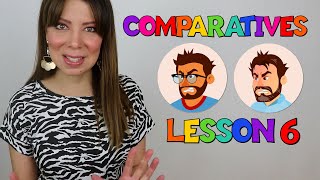 🔴 COMO USAR COMPARATIVOS EN INGLES 💁 QUE SON LOS COMPARATIVOS 📚 ADJETIVOS COMPARATIVOS EN INGLES [upl. by Adan]