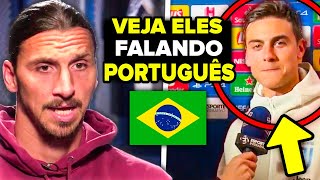 Jogadores Gringos FALANDO em PORTUGUÊS [upl. by Lashonda896]