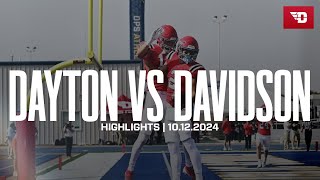 Dayton Football vs Davidson Highlights [upl. by Ezara]