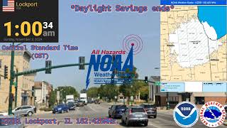 11324  KZZ81 Lockport IL 162425MHz Broadcast Cycle [upl. by Ahsekad]