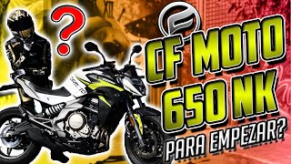 Prueba CF MOTO 650NK ¿MERECE LA PENA COMO PRIMERA 600😵 Diego Grande [upl. by Adiuqram]