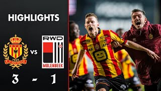 KV Mechelen vs RWD Molenbeek 31 Highlights  RWDM  Malines  Jupiler Pro League 2024 D1A [upl. by Adnohryt]