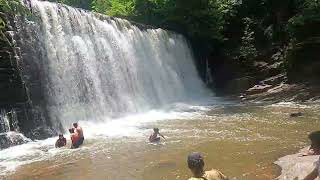 Roswell Mill Vickery Creek Falls Swimming Hole [upl. by Pampuch324]