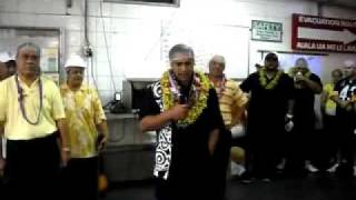 Troy Polamalu visits Starkist Samoa [upl. by Rahmann445]