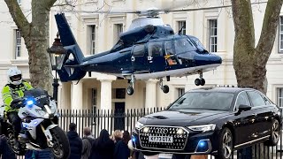 Unexpected Royal Motorcade and Helicopter Touch Down in Central London Whats going on [upl. by Marcell]