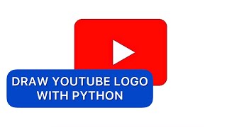 Make YouTube Logo With Python Turtle Shorts [upl. by Barolet636]