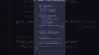 XgBoost hyperparameter tuning with gridsearch [upl. by Philly]