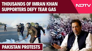 Pakistan News  5 Killed As Thousands Of Imran Khans Supporters Clash With Cops In Pakistan [upl. by Atinna531]