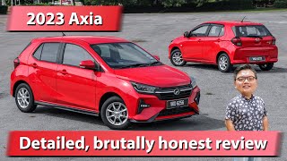 2023 Perodua Axia D74A  detailed brutally honest review [upl. by Rhea]