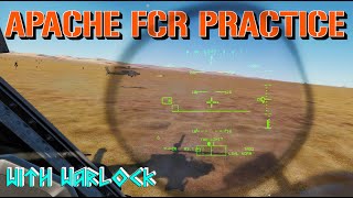 DCS AH64D Apache FCR Testing with Warlock [upl. by Byers]