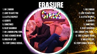 Erasure Greatest Hits Full Album ▶️ Full Album ▶️ Top 10 Hits of All Time [upl. by Aneleasor761]