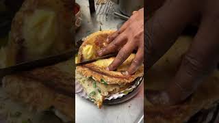 KULCHA SALAMI OMELETTE  Indian Street Food  Delhi shorts foodport streetfood [upl. by Otti]