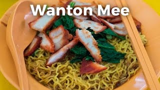 Wanton Mee in Singapore with Extra Sambal [upl. by Nyletak]