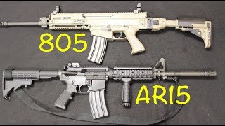 CZ Bren 805 vs AR15 [upl. by Jamin]